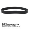 A Upgradeda 2 Pack 32074 Drive Belts For Bissell Vacuum Cleaners Powerglide Powertrak Powerease