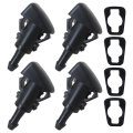 Professional Washer Nozzles Kit For 2005-2010 Chrysler For Dodge Sedans 2009-2024 R-am Trucks All-in-one Solution 