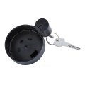 Lockable Fuel Tank Cap For Chevy Silverado 1500 2019 Black Standard Style Plastic Gas Olx-acdgt377-cl360a50 
