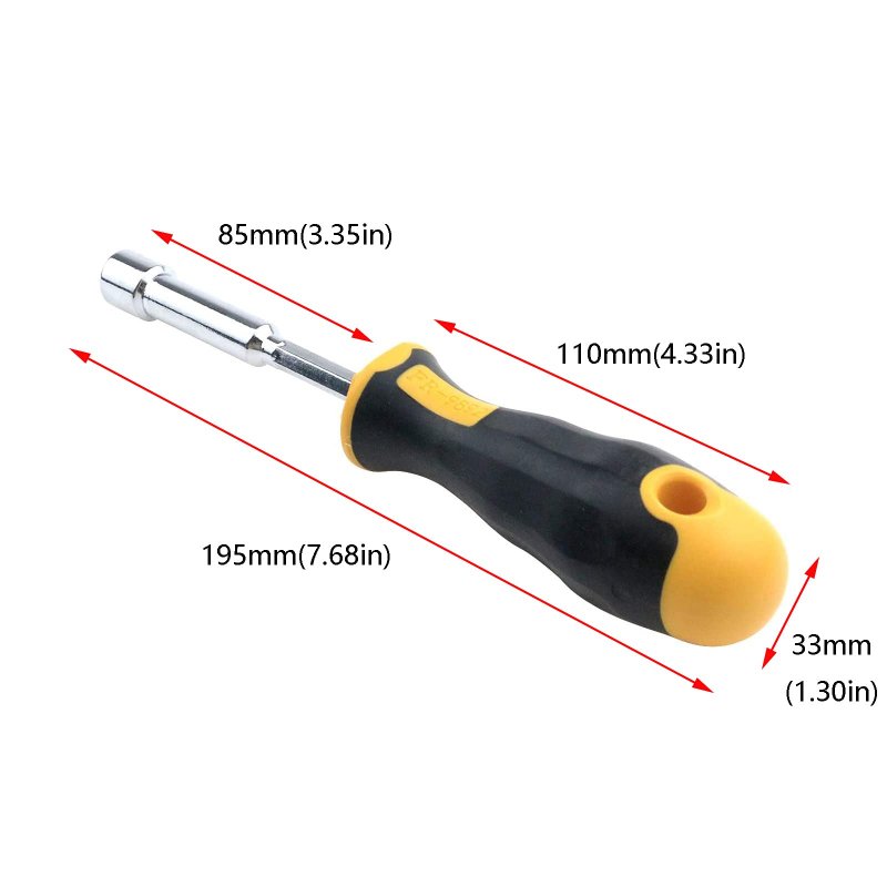Antrader 10mm Socket Wrench Screwdriver High-carbon Steel Hex Nut Driver Carburetor Adjustment Tool
