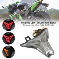Topteng Integrated Tail Light Turn Signal Fit For Kawasaki Ninja Zx-10r 2016 2017 2018 2019 2020 2021 2022 Zx-6r