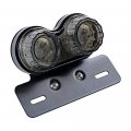 40w 40-led Motorcycle Tail Light Integrated Driving Brake Turn Signal Lamp With License Plate Bracket For Honda Yamaha Suzuki
