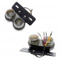 40w 40-led Motorcycle Tail Light Integrated Driving Brake Turn Signal Lamp With License Plate Bracket For Honda Yamaha Suzuki