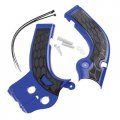X-grip Frame Guards Blue Black For Yamaha Yz450f 2014-2015 