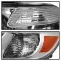 2008 2009 2010 Toyota Highlander Chrome Housing Headlight Headlamp Replacement Left Driver Side Only
