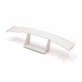 6 7 Inch Length Plastic Adhesive Car Tail Wing Rear Spoiler Decoration White 