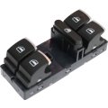 Volkswagen Passat Window Switch 2012 2018 Driver Side Front Black And Chrome 5 Button 7 Pin Terminals Repv505212