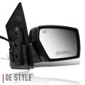 Ni1321192 Factory Style Passenger Right Side Mirror Manual Folding Power Adjust Heated Glass Memory Compatible With Quest 04-09