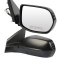 Black Left Side And Right Mirrors Fit For 2012-2016 Honda Cr-v Textured Mirror Glass