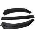 3pcs Front Bumper Lip Spoiler For Hyundai Elantra 2017 2018 Glossy Black Pp Body Kit 