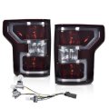 Rear Tail Lamps Assembly For Ford F150 2018 2019 2020 Driver And Passenger Side Smoke Lens Black Housing Bulbs Harness Included 