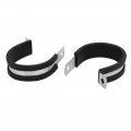 Uxcell 40mm Dia Epdm Rubber Lined P Clips Cable Hose Pipe Clamps Holder 5pcs