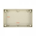 Uxcell 125 X 80 32 5mm 4 92 3 15 1 28inch Electronic Plastic Diy Junction Box Enclosure Case