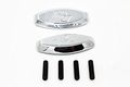 Mirror Block Off Base Plates For 1998 1999 Yamaha R1 Yzf-r1 Yzfr1 Chrome