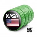 Nasa Official Worm Logo United States Usa Flag Tire Rim Wheel Aluminum Valve Stem Caps