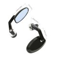 Tcmt Rear-view Mirrors Universal Fit For 7 8 22mm Motorcycle Handlebar End Aluminum
