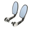 Tcmt Rear-view Mirrors Universal Fit For 7 8 22mm Motorcycle Handlebar End Aluminum