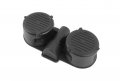 Replacement Cup Holder Insert Rubber Liner Holds 2 Cups Compatible With Ford F-150 2015-2020 Split Bench Fold Down Console