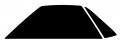 True Line Automotive Precut Window Tint Kit For Chevrolet El Camino 1978-1988 20 Practice Driver Front 