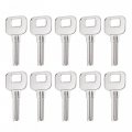 Key Blanks 28mm Length 2 Slot Brass New Uncut Replacement Accessories 10 Pcs 