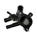 Engine Coolant Water Outlet With Sensor For Chevy Cruze Ng 2016 Plastic Black Replacement 12672523 12707589 Gasket O-ring 1 