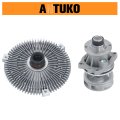 Radiator Cooling Water Pump And Fan Clutch Kit Replacement For 325xi 2001 2005 Fits 320i 323i 325i 328i 330i 525i 528i 530i M3