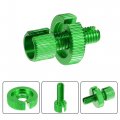 X Autohaux 1 Pcs M8 Brake Clutch Cable Line Adjuster Screw Adjusting Bolt With Slotted For Motorcycle Bike Scooter Aluminum