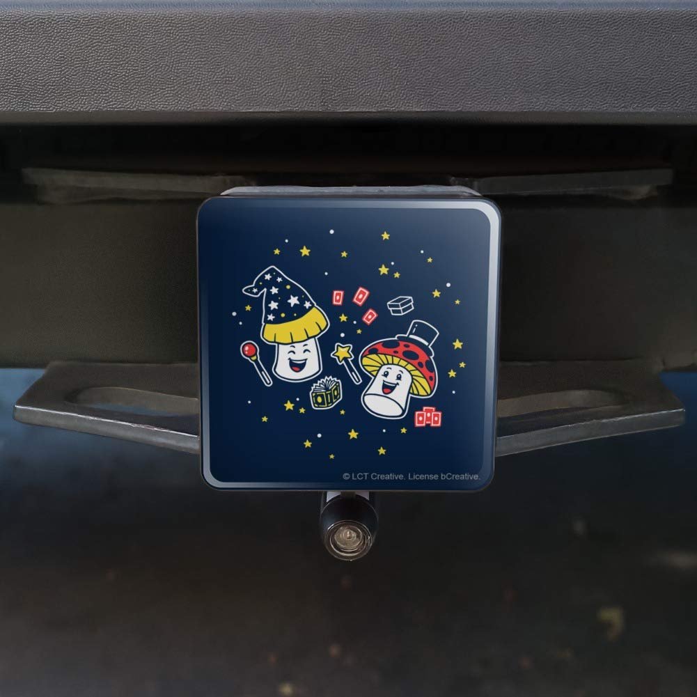 Graphics More Magic Mushrooms Funny Humor Tow Trailer Hitch Cover Plug Insert