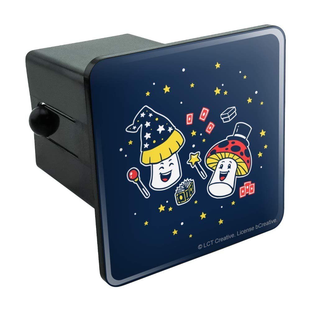 Graphics More Magic Mushrooms Funny Humor Tow Trailer Hitch Cover Plug Insert