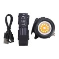 Keychain Flashlight Aluminum Alloy Portable Led Torch With Rgb Modes Emergency Light For Camping And Car Repair Black