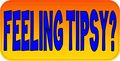 4inx2in Orange Feeling Tipsy Magnet Vinyl Magnetic Funny Tip Sign Magnets By Stickertalk 