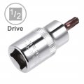 Uxcell 1 2-inch Drive T30 Torx Bit Socket S2 Steel 55mm Length