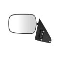 Door Mirror For Chevy C3500hd 1991 To 2000 Driver Side Manual Non Heated Full Size Foldaway Polished Stainless Steel Replaces 