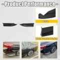 Kuafu Rear Bumper Lip Underbody Spoiler Splitter Compatible With 2016-2017 Honda Accord 4 Door Sedan Pair Diffuser Valance