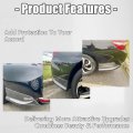 Kuafu Rear Bumper Lip Underbody Spoiler Splitter Compatible With 2016-2017 Honda Accord 4 Door Sedan Pair Diffuser Valance