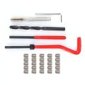 Helicoil Thread Repair Kit 30pcs Stainless Steel Twisted Drill Wrench Insert Tap Tool M6x1 Metric Inserts Kits
