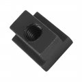 Uxcell 5pcs Steel T-slot Nut Grade 10 9 Tapped Through M8 Thread 15 64-inch Slot Depth