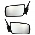 Door Mirror Pair Ford Mustang 2005 2009 Power Non Heated Folding Textured Black Replacement For 6r3z17683aa 6r3z17682aa 