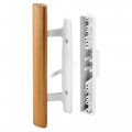 Prime-line C 1315 Diecast White Mortise Style Handle With Outside Wood Single Pack 