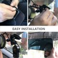 Bininbox Car Truck Universal Rear View Mirror Anti Glareview Clip On Panoramic Interior Wide Angle Baby Rear White Wider