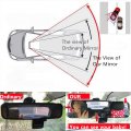 Bininbox Car Truck Universal Rear View Mirror Anti Glareview Clip On Panoramic Interior Wide Angle Baby Rear White Wider
