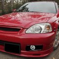 Fog Lights Assembly For 1999 2000 Honda Civic Clear Lens Halogen Lamps With Bezel Switch And Wiring Harness Driver Passenger