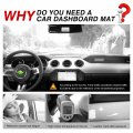 Cartist Flannel Dashboard Cover For Ford Mustang 2015-2022 Dash Nonslip Mat Protector Sunshade No Glare Not Fit Mach-e