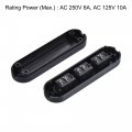 Cord Switch On-off Control Spst 3 Rocker For Bedroom Table Lamp Desk Light Black