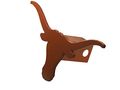 University Of Texas Longhorns Premium Solid Metal Orange Hitch Cover 