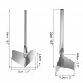 Uxcell Inside And Corner Trowels 3 5 Inch Stainless Steel Drywall Shaping Tool 2sets