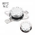 Uxcell Ksd301 Thermostat 80a 176a F 10a Normally Closed N C Adjust Snap Disc Temperature Switch For Microwave Oven Coffee Maker