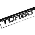 Chrome Finish Metal Emblem Turbo Diesel Badge Black Letter