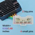 Tuzliufi Voltage Regulator Rectifier Compatible With John Deere Trail Gator Hpx 4x2 4x4 Utility Vehicles Miu14343 Miu11378