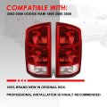 Auto Dynasty Factory Style Tail Light Stop Brake Reverse Lamps Compatible With Dodge Ram 1500 2500 3500 Pickup 02-06 Driving